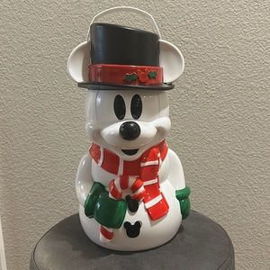 2010 Snowman Mickey Popcorn Bucket